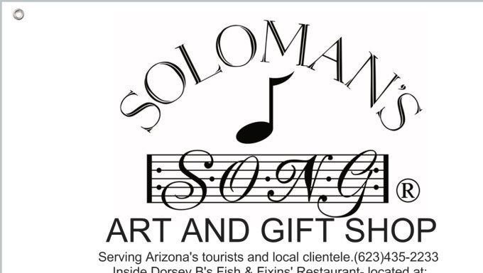 Sponored by SOLOMAN'S SONG ART & GIFT SHOP